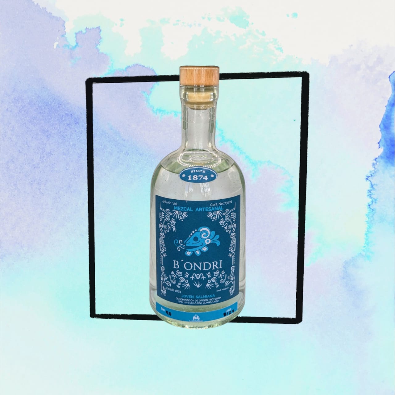Mezcal artesanal B'ONDRI joven Salmiana