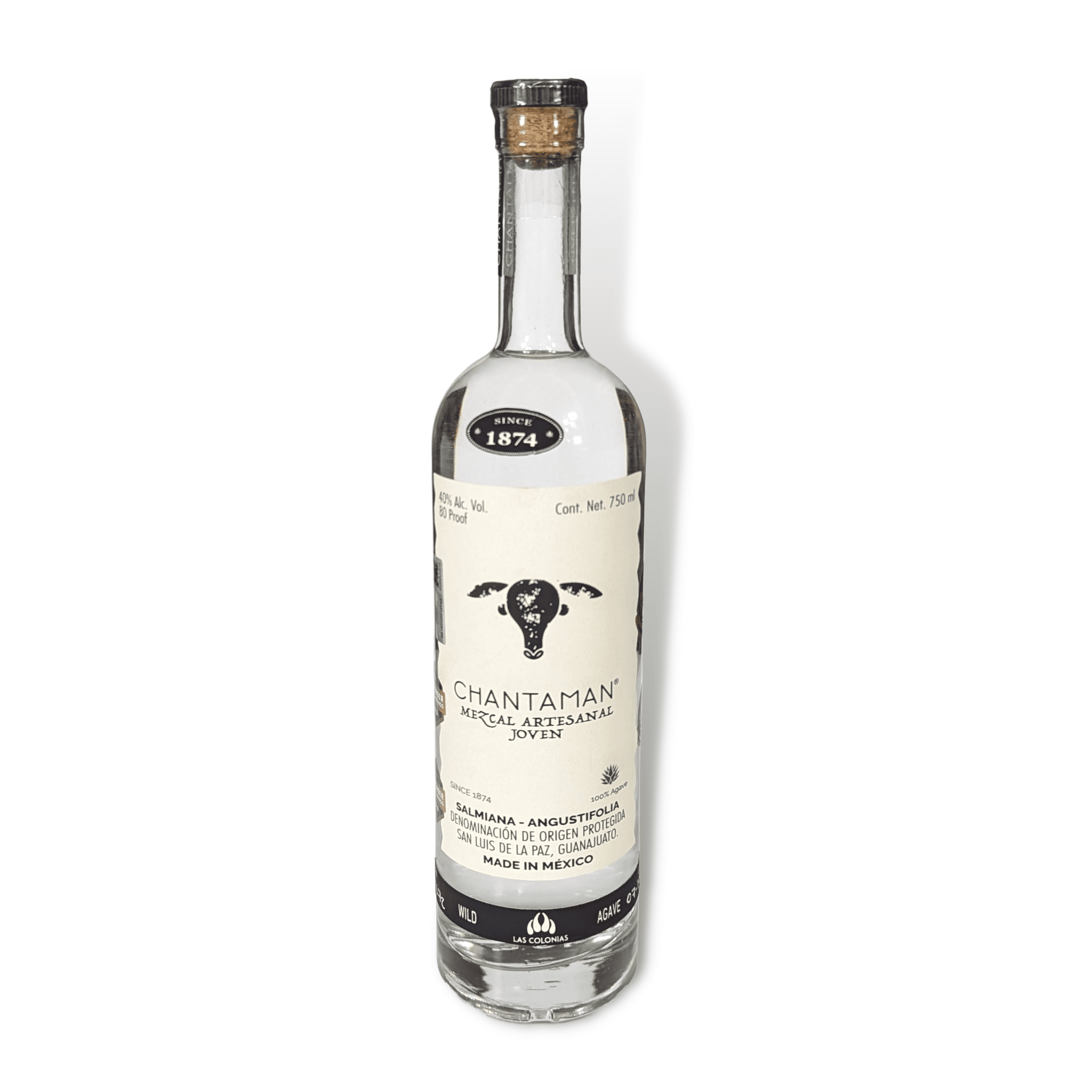 MEZCAL ARTESANAL CHANTAMAN TIPO JOVEN